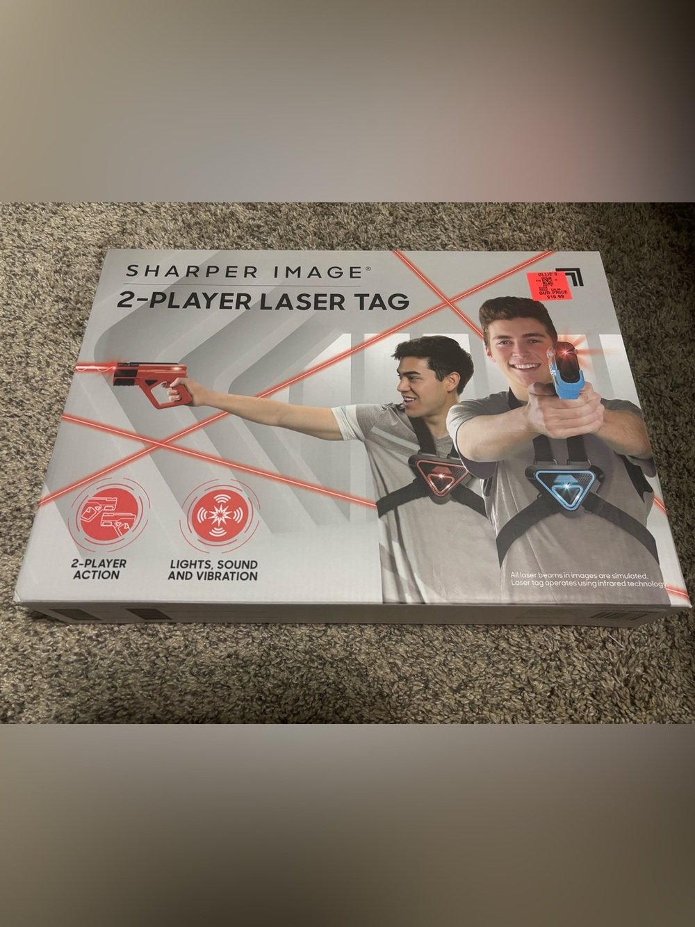 2-Player Laser Tag - Sharper Image brand - NWT - Ages 8+